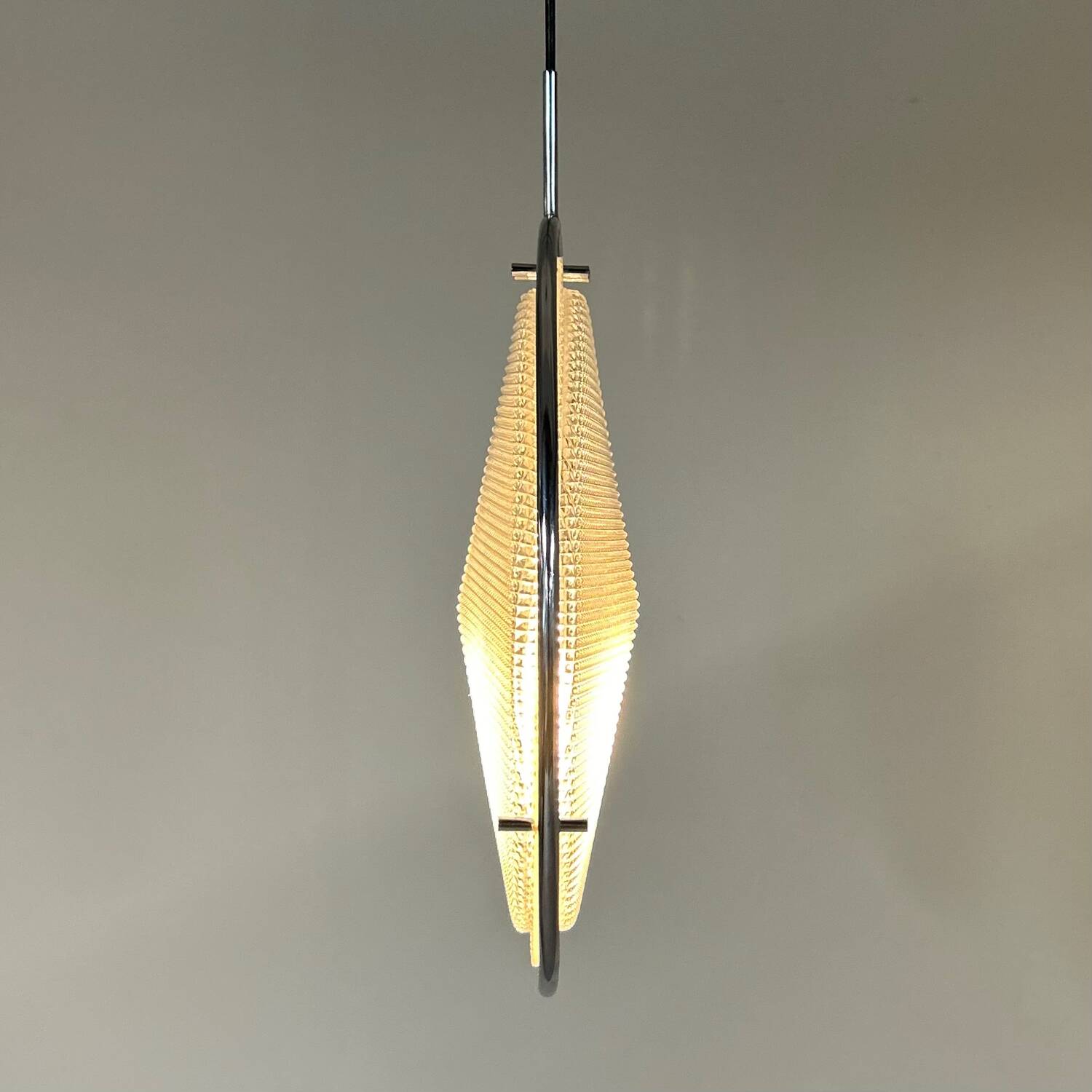 French Space Age Pendant Lamp, 1970s