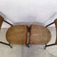 Pair of 1930 30 industrial factory workshop chairs