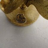 Italian Brutalist Candle Holders by Giuseppe Gallo for Gallo, 1960s, Set of 2