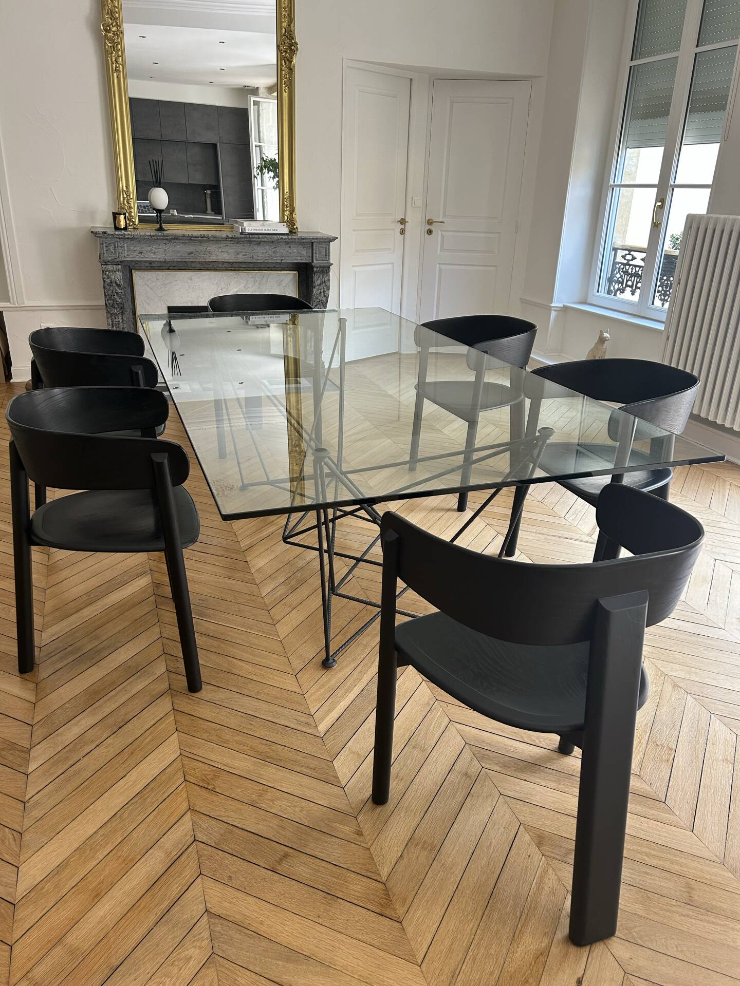Fauteuil de table marais Emmanuel Gallina x AM.PM – chêne noir