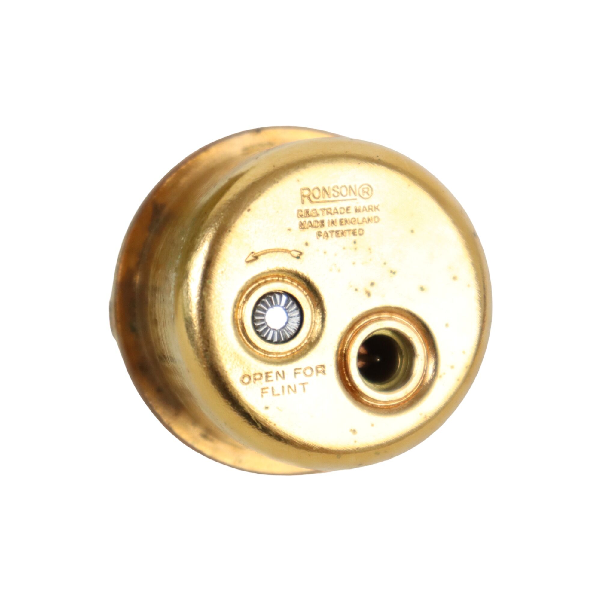 Ronson lighter green onyx marble vintage smoking item cube 6cm