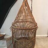 Rattan bird cage