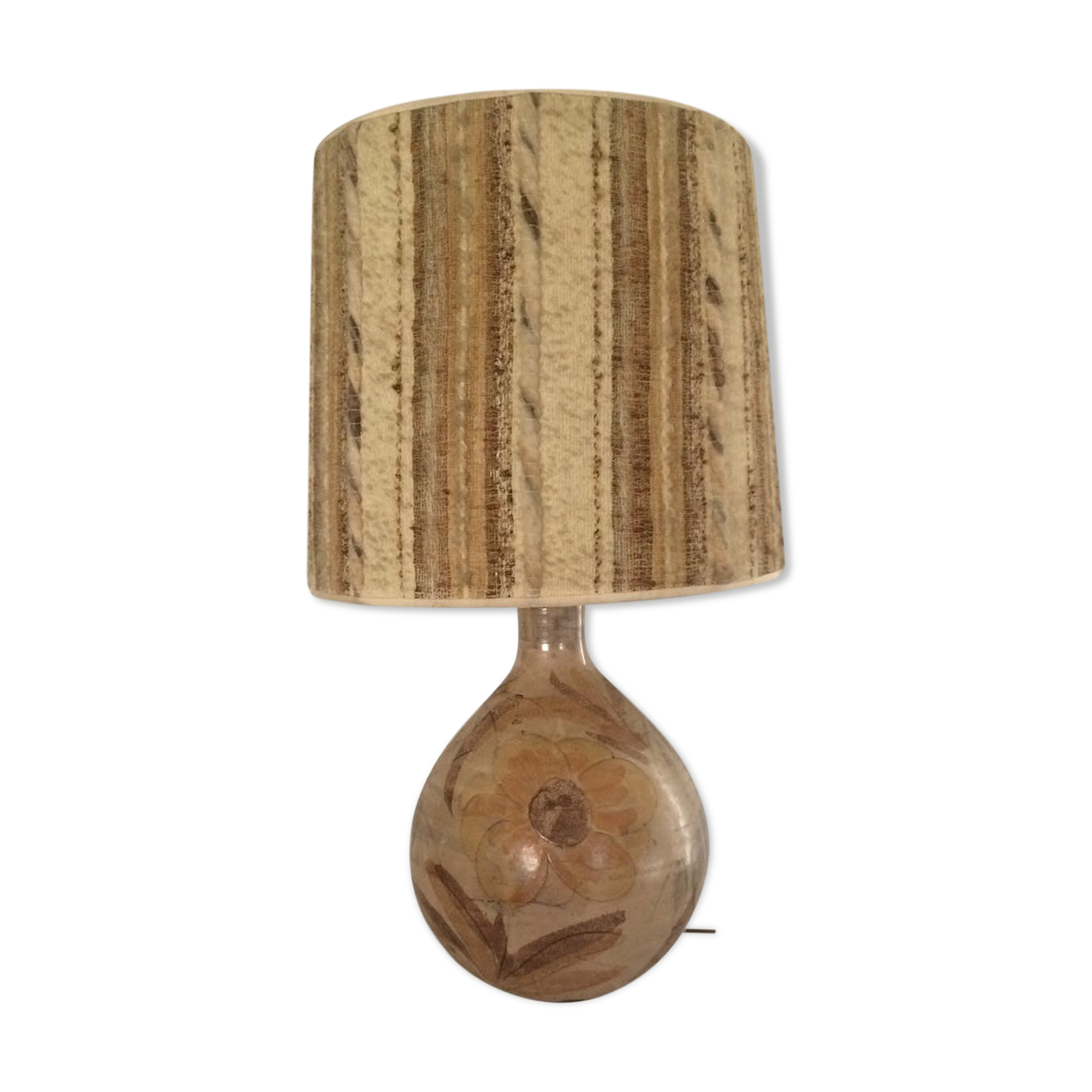 Vintage Vallauris ceramic lamp