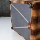 Vintage armchair from the 1970s, by Europoltrona Italy, brown striped velvet, Space Age design.