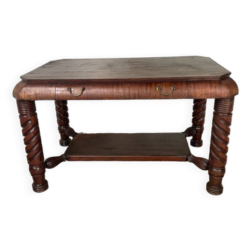 Bureau console acajou 1900