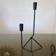 Authentic Laurids Lonborg candlestick, signed, Denmark, 50-60.