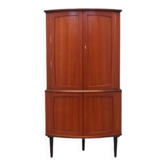 Mahogany corner cabinet, Danish design, 1970s, production: Denmark