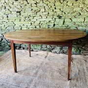 Oval farmhouse table 149cm