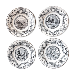 4 assiettes parlantes