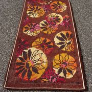 Vintage Wool Carpet Space Age 70s
