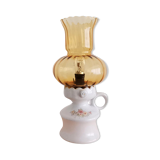 Vintage 1950s ceramic table lantern lamp