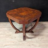 Art deco mahogany center table