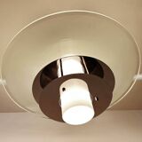 Vintage Glass Chrome Light