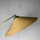Italian Adjustable Floor Lamp in Pencil Reed, Bamboo, Rattan and Brass, 1970s