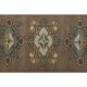 1970s Turkish Oushak Handmade Wool Cotton Brown Area Rug 183x248