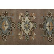 1970s Turkish Oushak Handmade Wool Cotton Brown Area Rug 183x248