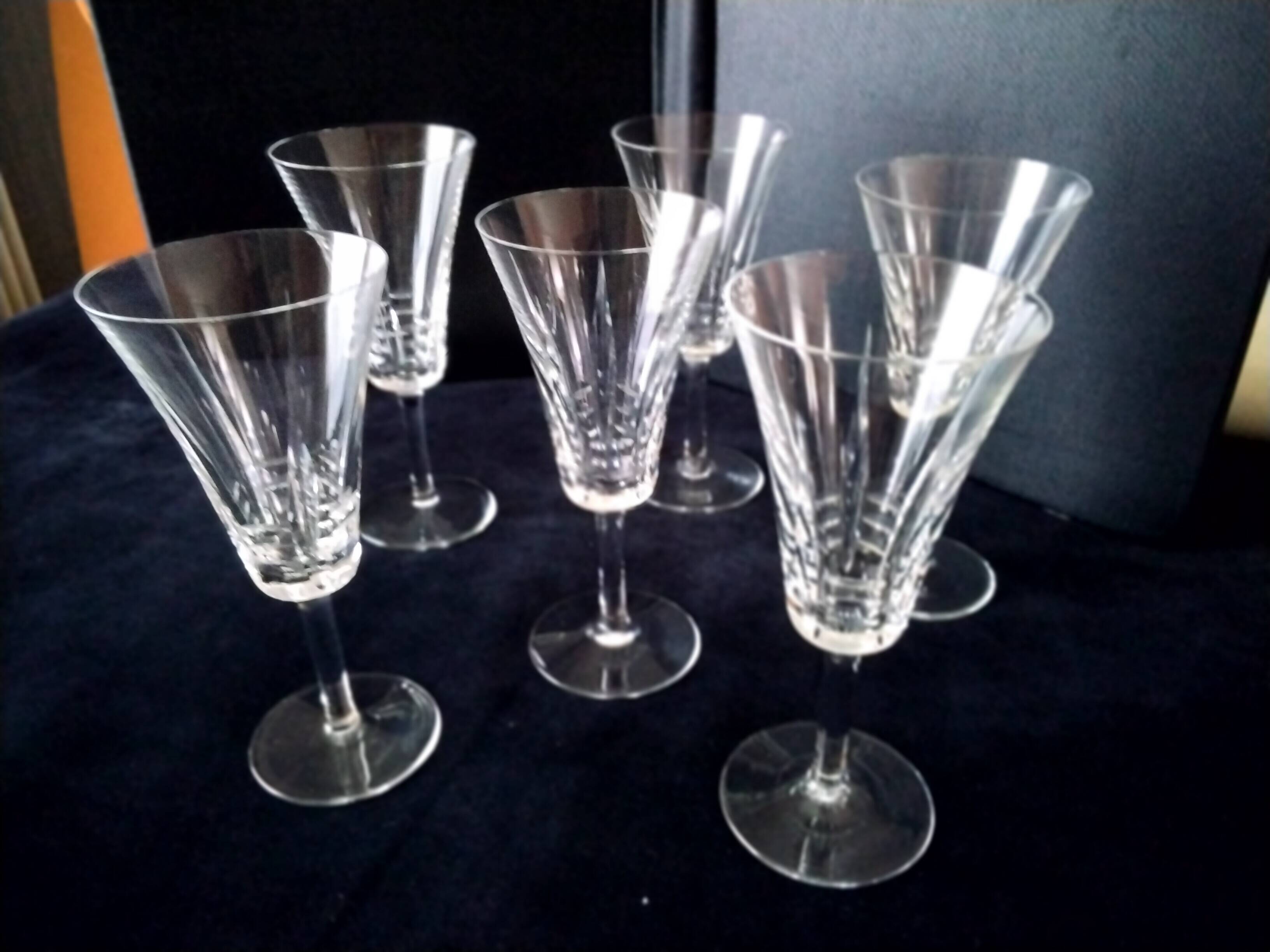 6 Villeroy Boch Concorde Model Wine Glasses