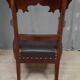 Fauteuil de bureau en acajou