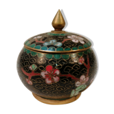 Boîte cloisonnée ou écrin asiatique