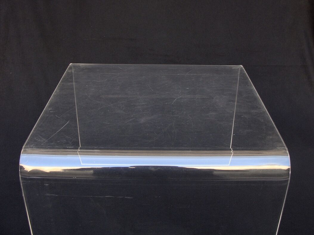 Pull-out coffee tables 1970 in plexiglass