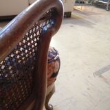 Duo of English armchairs Chippendale style