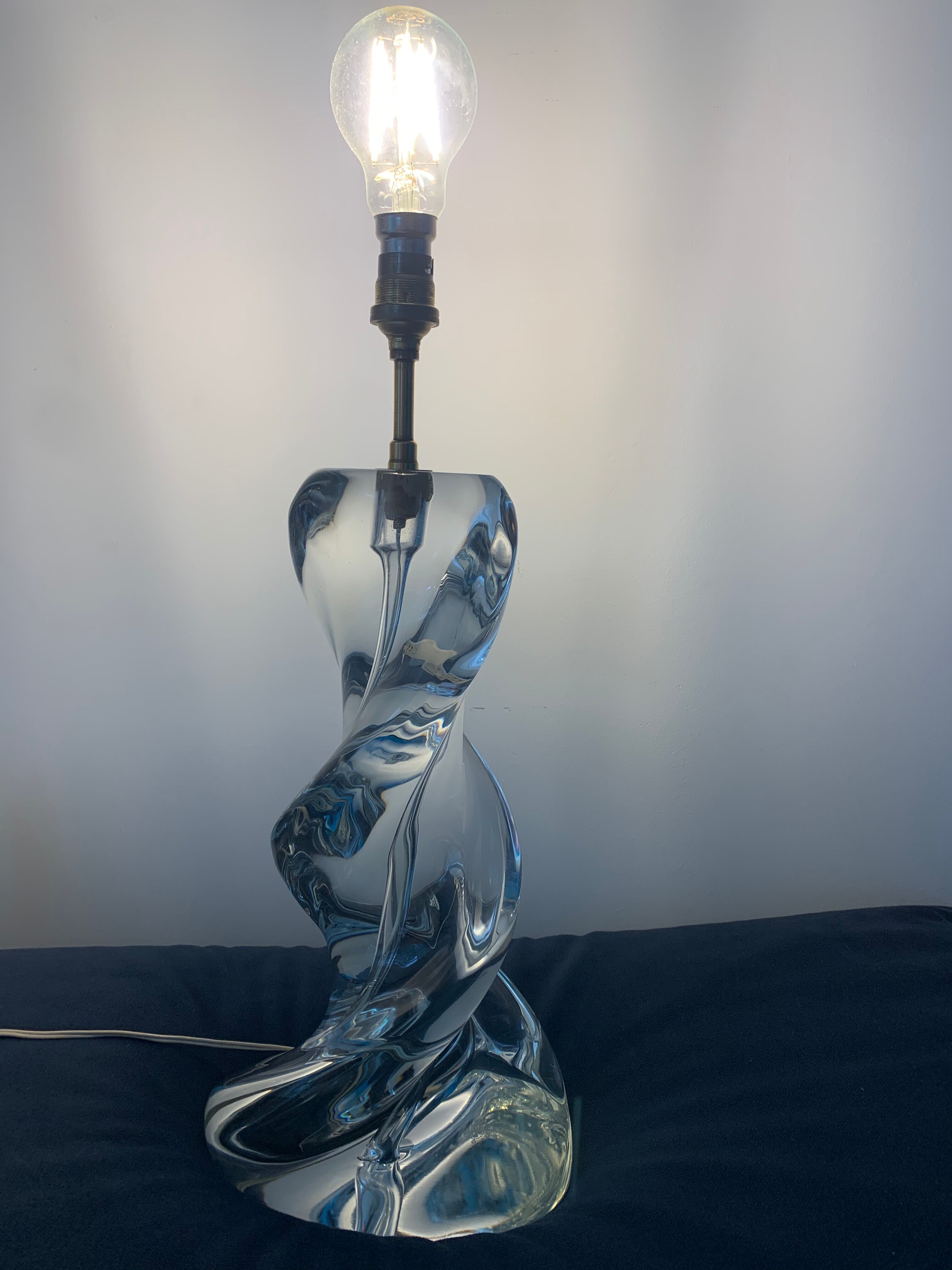 Sèvres crystal lamp foot