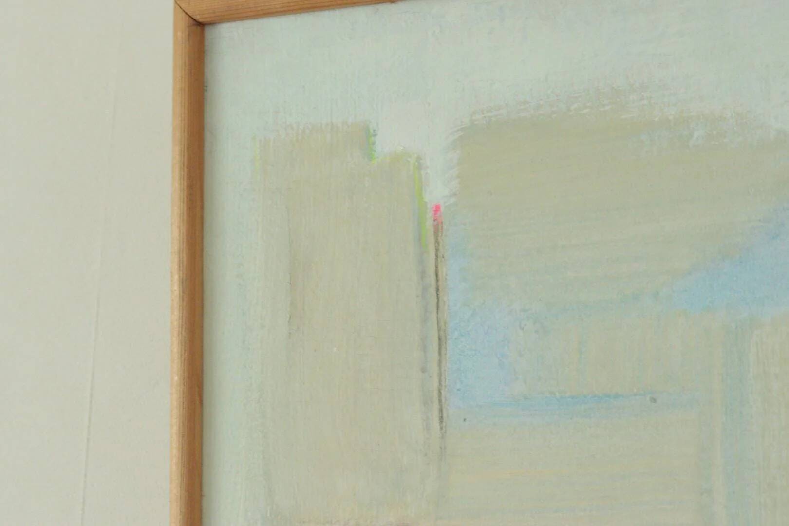 Original Swedish oil on canvas from the mid-century "Virginia" by Pabu.