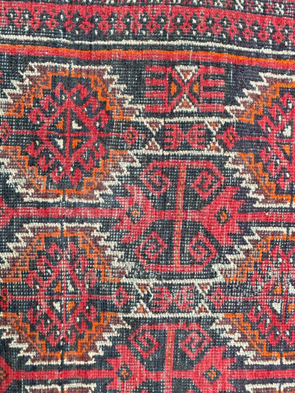 Old Afghan Belutch carpet 97x192 cm