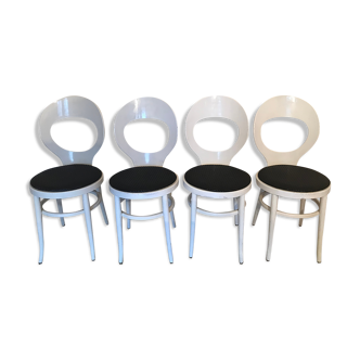 Set of 4 vintage chairs 1970 model Seagull by Baumann