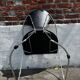 Vintage chrome and leather chair/armchair, Linda model by Arrben (Italy)