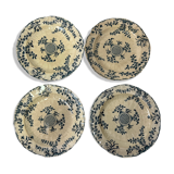 4 flat plates Minton Montrose XIXth