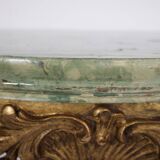 Wall console & its beaded mirror.