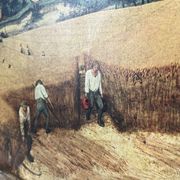 Large Painting Chromolithography Renaissance Bruegel the Elder 16th Century