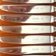 Christofle crossed ribbons 8 knives entremet dessert cheese very good condition
