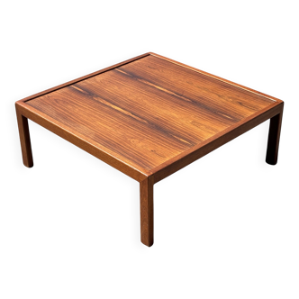 Vintage coffee table rosewood 70's design minimalist