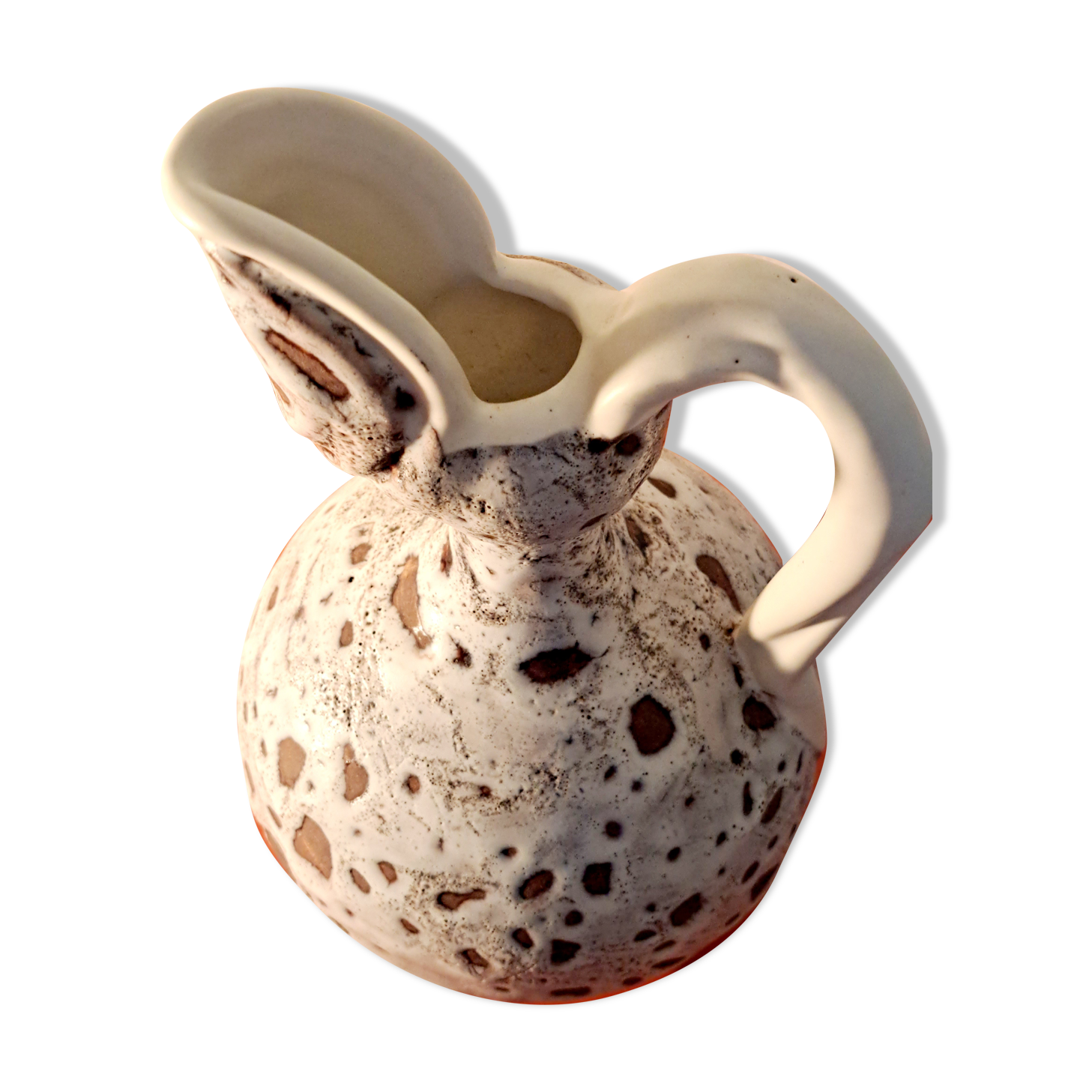 Ceramic pitcher Vallauris 1960