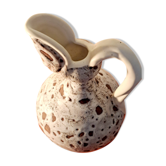 Ceramic pitcher Vallauris 1960