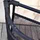 Large old fireplace 3 panels in iron forged height 77 cm