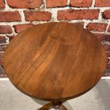 Wooden pedestal table