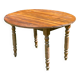 Oval wooden table with shutters Louis Philippe style