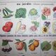 Poster school vintage MDI in the fields and garden 47 and 48