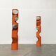 Mid-Century Swiss Space Age Floor Lamp Guggerli L3 by Rosemarie and Rico Baltensweiler for Baltensweiler, set of 2