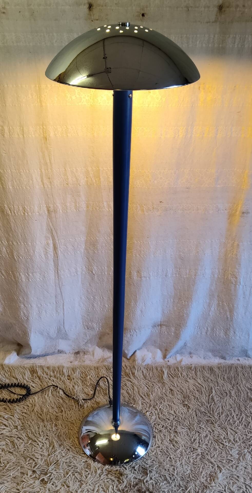 Lampadaire / liseuse style Art-Déco par Collins - design 80's