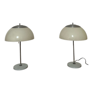 Paire de lampes champignon/
