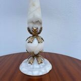 Alabaster column lamp from the 1960s