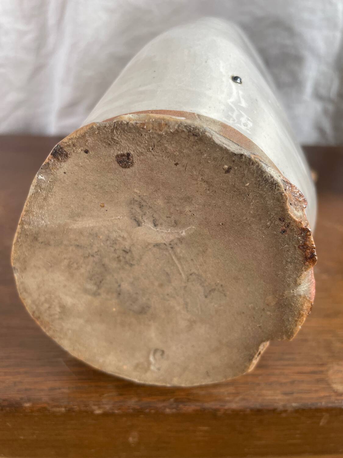 2 old stoneware hot water bottles