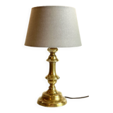 Lamp chic old solid brass candle holder