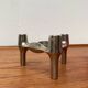 Stackable German candle holder from the mid-century by BMF, 1960s, set of 2.