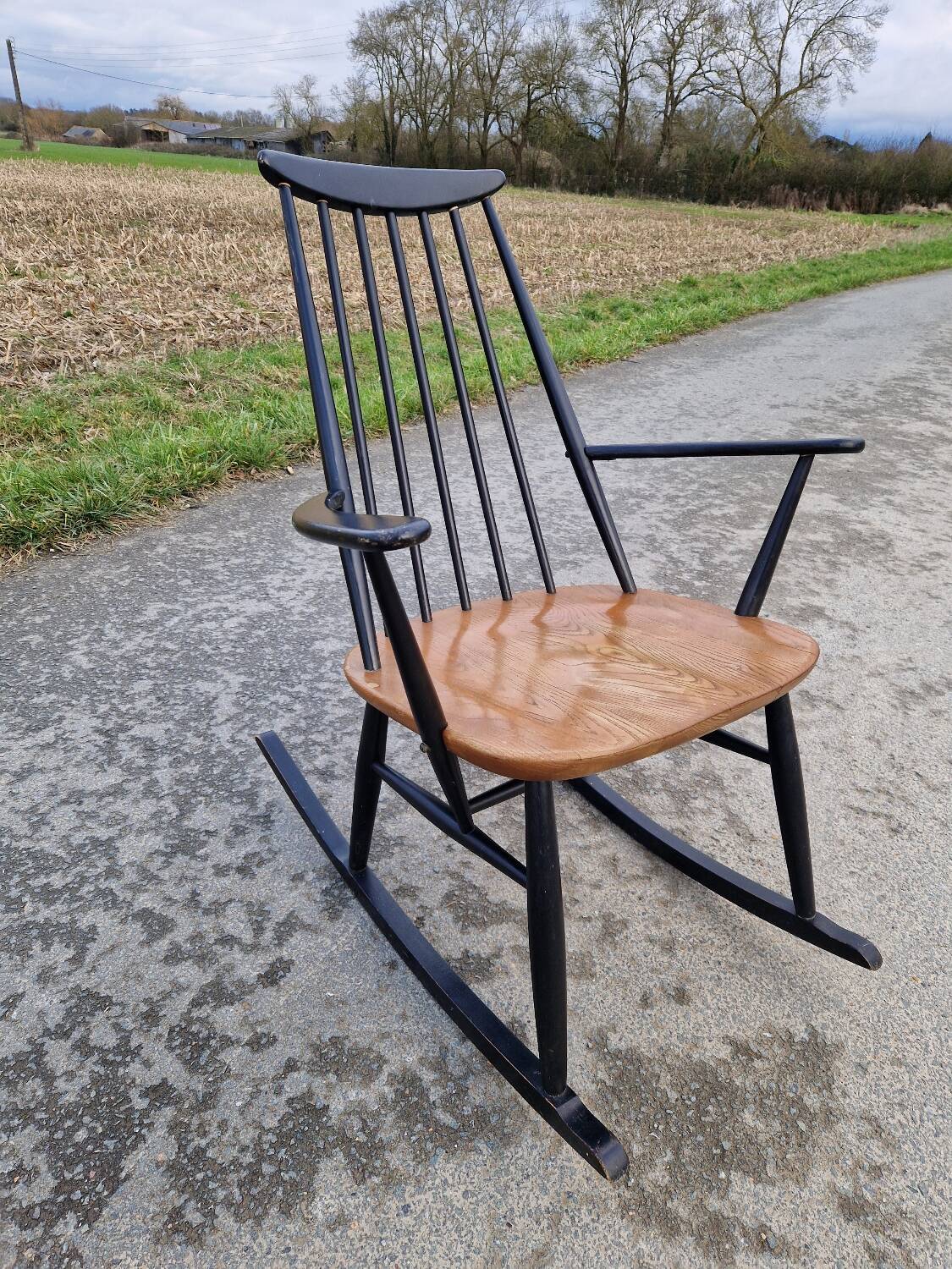 Rocking chair Scandinavian style 50s 60s