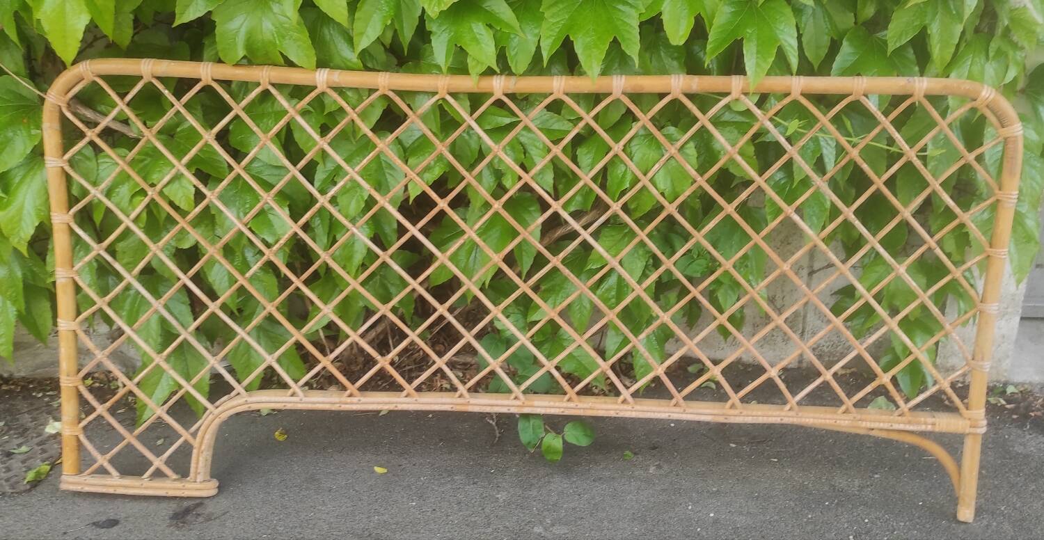 Tête de lit rotin 167 cm